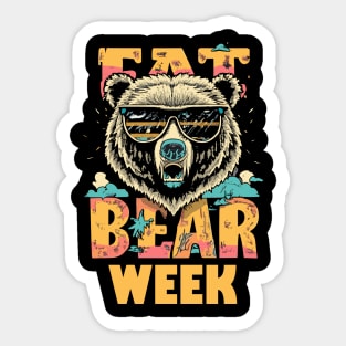 fat bear week Sticker